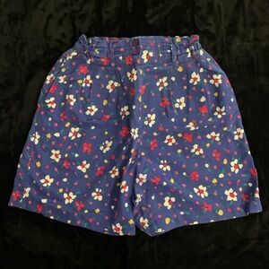 Vintage Talbots Floral Print Shorts